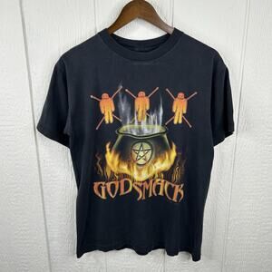 Vintage 90’s Godsmack Voodoo Tour 1999 T Shirt size M
